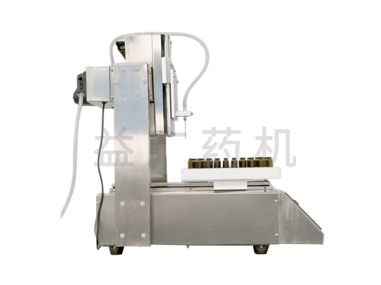 YRD-300臺(tái)式灌裝機(jī)左側(cè)圖 YRD-300臺(tái)式灌裝機(jī)左側(cè)圖