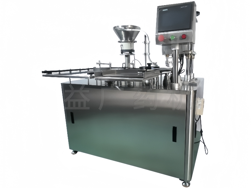 YHZG-60雙頭西林瓶軋蓋機(jī)右前斜